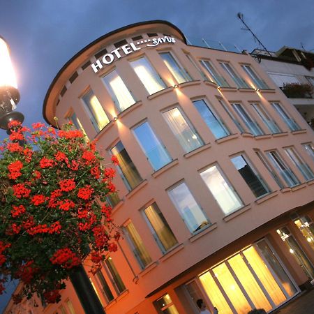 Hotel Savus سلافونسكي برود المظهر الخارجي الصورة